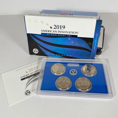 LOT 54: Various United States Mint Proof / Uncirculated Sets - 1999, 2009, 2019, 2022