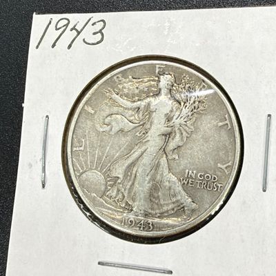 LOT 64: Collection of Walking Liberty Half Dollars - 90% Silver - Six U.S. Coins