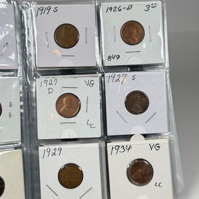 LOT 38: Collection of Pennies - Indian Head, Steel, Wheat Pennies and Newer - in Collector Booklet