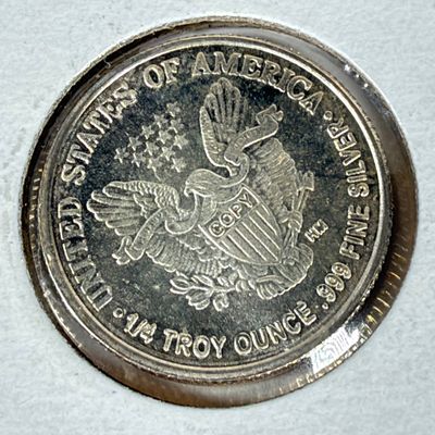 LOT 45: Collection of Commemorative Coins and Currency - Silver Bullion, Gold Plated Silver Certificate Replica and More