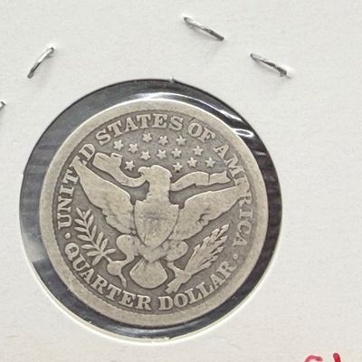 LOT 78: Collection of 90% Silver US Barber Dimes - 9 Coins