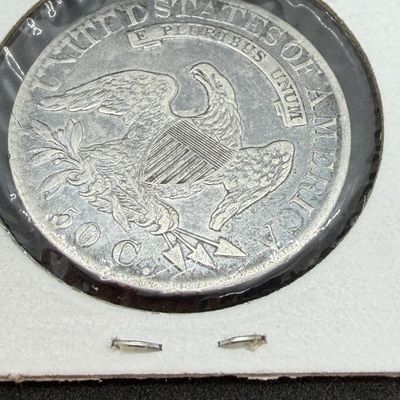 LOT 99: 1824 Capped Bust Silver Dollar US Coin - 90% silver