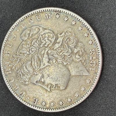 LOT 112: 1878 Morgan Silver Dollar Coin