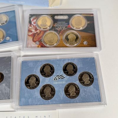 LOT 54: Various United States Mint Proof / Uncirculated Sets - 1999, 2009, 2019, 2022