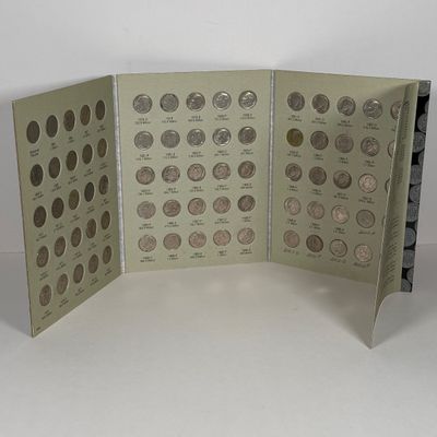 LOT 30: Roosevelt Dime Collection Book - 1965-1999 - Filled with Dimes (Non-Silver)
