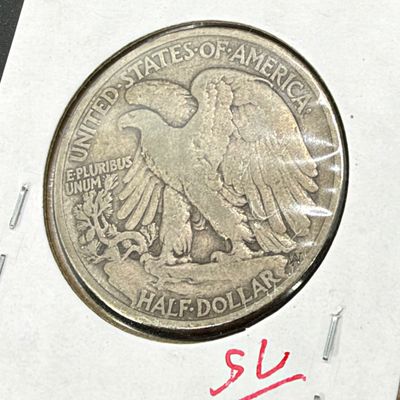 LOT 63: Collection of Walking Liberty Half Dollars - 90% Silver - Six U.S. Coins