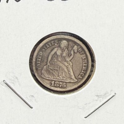 LOT 75: Collection of Seated Liberty US Dimes and More