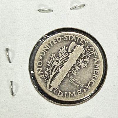 LOT 124: Collection of Mercury Dimes - 90% Silver - 12 U.S. Coins