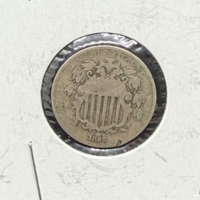LOT 74: Collection of Antique US Shield Nickels - 1800s