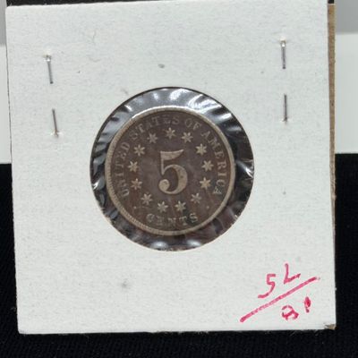 LOT 73: Collection of Antique US Shield Nickels - 1800s