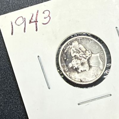 LOT 124: Collection of Mercury Dimes - 90% Silver - 12 U.S. Coins