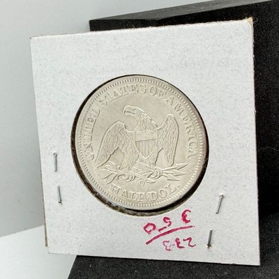 LOT 101: 1859-O Seated Liberty Half Dollar 90% Silver US Coin