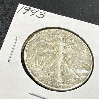 LOT 68: Collection of Walking Liberty Half Dollars - 90% Silver - Six U.S. Coins