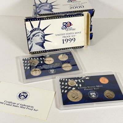 LOT 49: United States Mint Proof Sets - 1999-2004