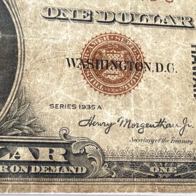 LOT 16: One Dollar Silver Certificate Bills (9) Mixed Lot - 1934, 1957, Hawaii 1935 and More