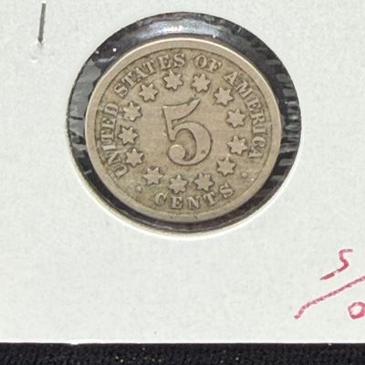 LOT 74: Collection of Antique US Shield Nickels - 1800s