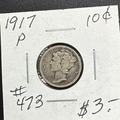 LOT 70: Collection of Barber Dimes - 90% Silver - 11 U.S. Coins