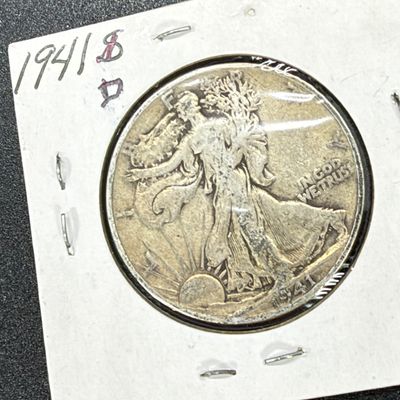 LOT 65: Collection of Walking Liberty Half Dollars - 90% Silver - Six U.S. Coins