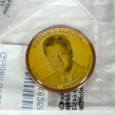 LOT 47: Littleton Colorized Presidential Dollars, Trump, Obama, Bush, Clinton