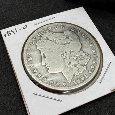 LOT 103: 1891-O Morgan Silver Dollar US Coin