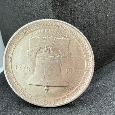 LOT 114: 1926 Sesquicentennial Commemorative Silver Half Dollar Coin