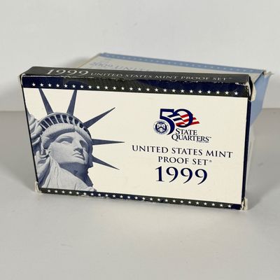 LOT 54: Various United States Mint Proof / Uncirculated Sets - 1999, 2009, 2019, 2022