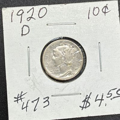 LOT 70: Collection of Barber Dimes - 90% Silver - 11 U.S. Coins