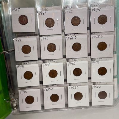 LOT 6: Big Collection of Lincoln Head Wheat Pennies