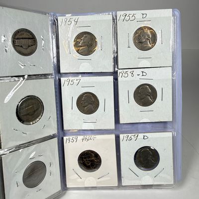 LOT 37: Collection of Nickels - Liberty, Buffalo, Jefferson - in Collector Booklet