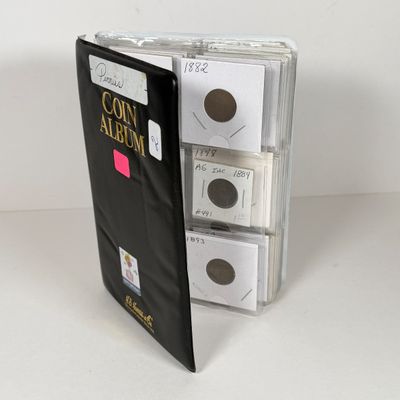 LOT 38: Collection of Pennies - Indian Head, Steel, Wheat Pennies and Newer - in Collector Booklet