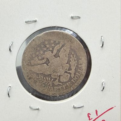 LOT 78: Collection of 90% Silver US Barber Dimes - 9 Coins