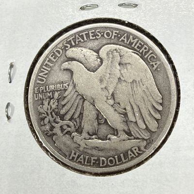 LOT 60: Collection of Walking Liberty Half Dollars - 90% Silver - Six U.S. Coins