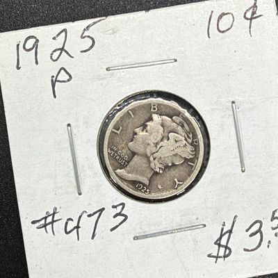 LOT 70: Collection of Barber Dimes - 90% Silver - 11 U.S. Coins
