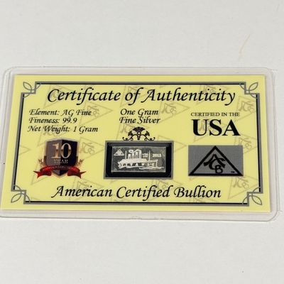 LOT 45: Collection of Commemorative Coins and Currency - Silver Bullion, Gold Plated Silver Certificate Replica and More