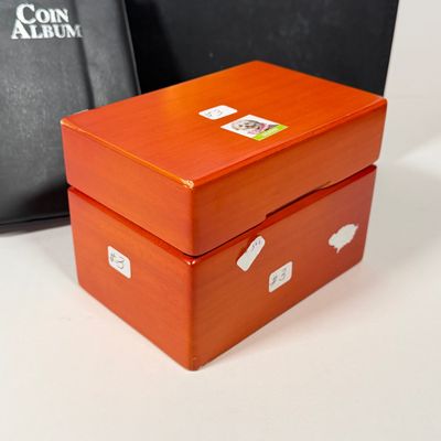 LOT 2: Coin Collectition Holding / Display Supplies - Slab Box, Binders, Books