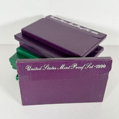 LOT 55: United States Mint Proof Sets - 1990s
