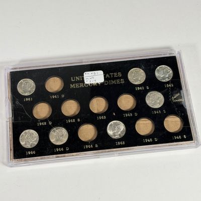 LOT 58: Mixed Lot of Vintage / Antique U.S. Coins - Mostly Silver