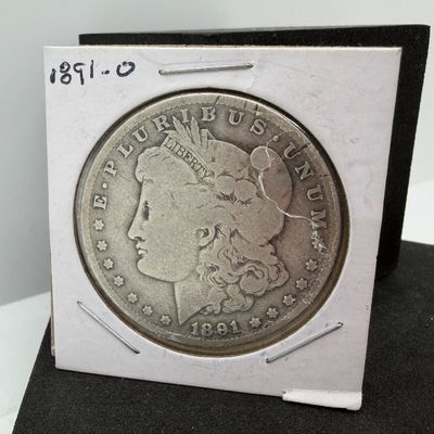 LOT 103: 1891-O Morgan Silver Dollar US Coin