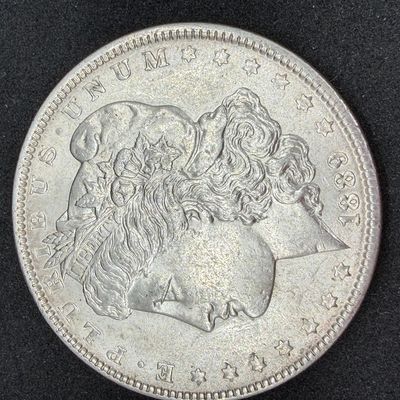 LOT 113: 1889 Morgan Silver Dollar Coin