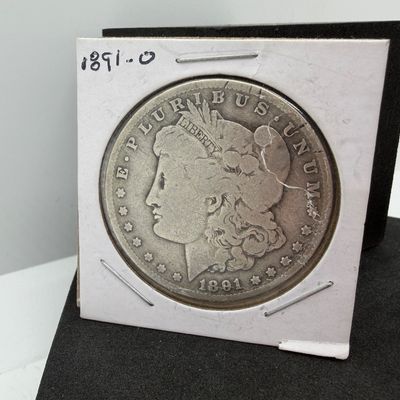 LOT 103: 1891-O Morgan Silver Dollar US Coin