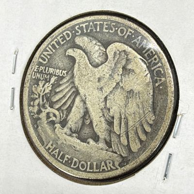 LOT 66: Collection of Walking Liberty Half Dollars - 90% Silver - Six U.S. Coins