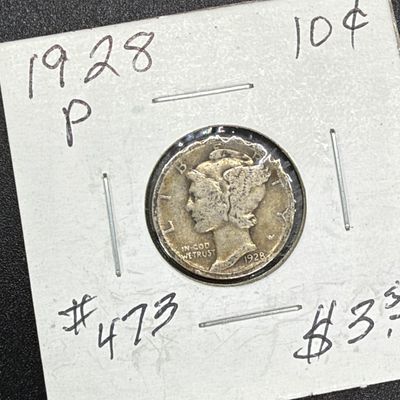LOT 70: Collection of Barber Dimes - 90% Silver - 11 U.S. Coins