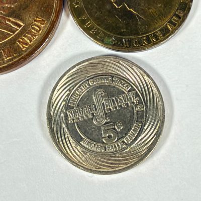 LOT 45: Collection of Commemorative Coins and Currency - Silver Bullion, Gold Plated Silver Certificate Replica and More