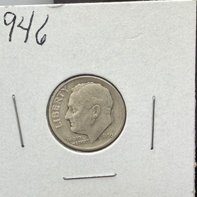 LOT 80: Collection of 90% Silver US Roosevelt Dimes - 7 Coins