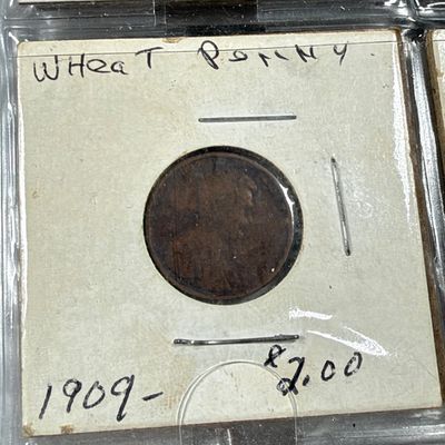 LOT 38: Collection of Pennies - Indian Head, Steel, Wheat Pennies and Newer - in Collector Booklet