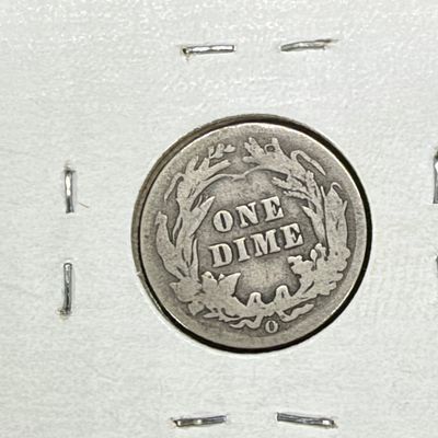 LOT 69: Collection of Barber Dimes - 90% Silver - Nine U.S. Coins
