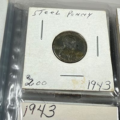 LOT 38: Collection of Pennies - Indian Head, Steel, Wheat Pennies and Newer - in Collector Booklet