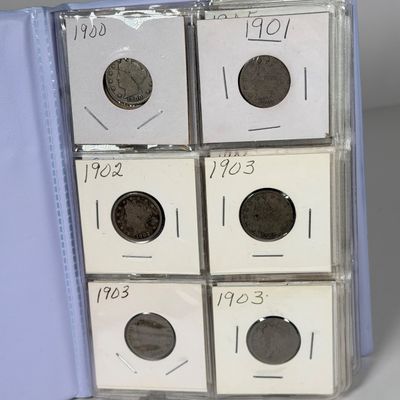 LOT 37: Collection of Nickels - Liberty, Buffalo, Jefferson - in Collector Booklet