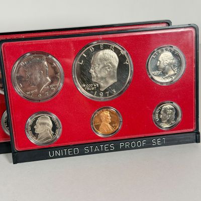 LOT 57: Various United States Mint Proof Coins - 1970s / 80s