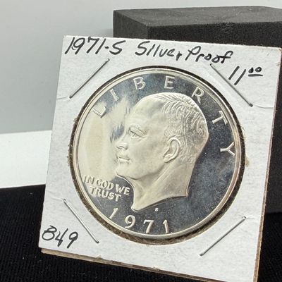 LOT 76: Collection of Eisenhower Dollar Coins